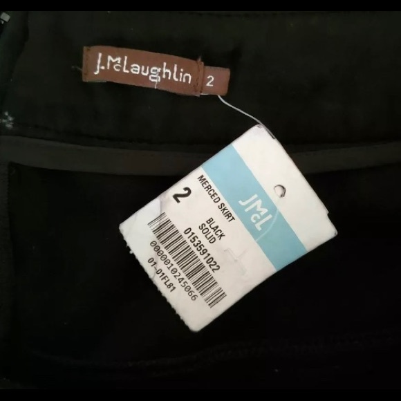 J.McLaughlin Micro Suede Machine Wash Pencil Skirt - Picture 4 of 9